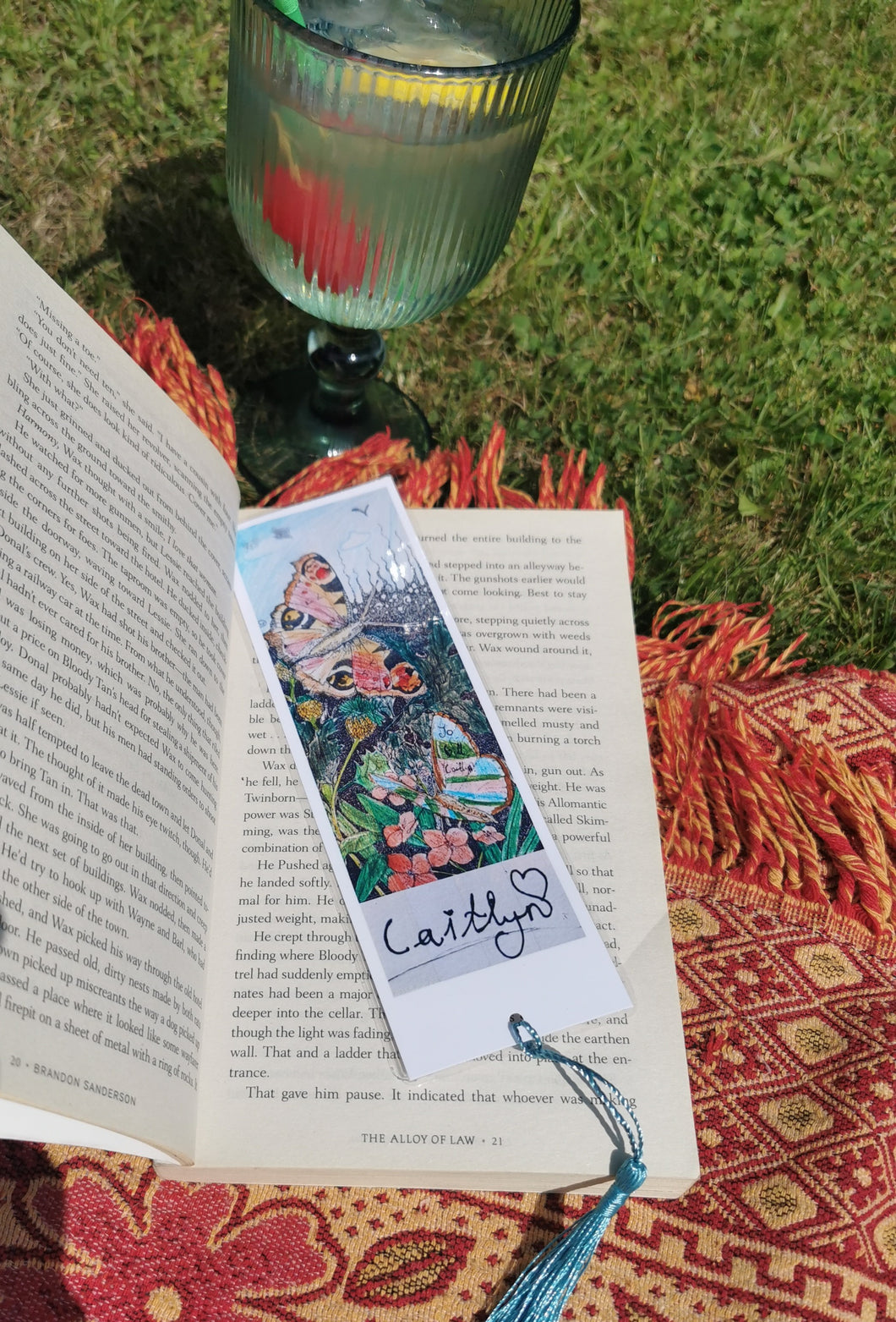 A big change for Augustine, tiny tales 4 bookmark, butterfly bookmark, Tales from the forest path.