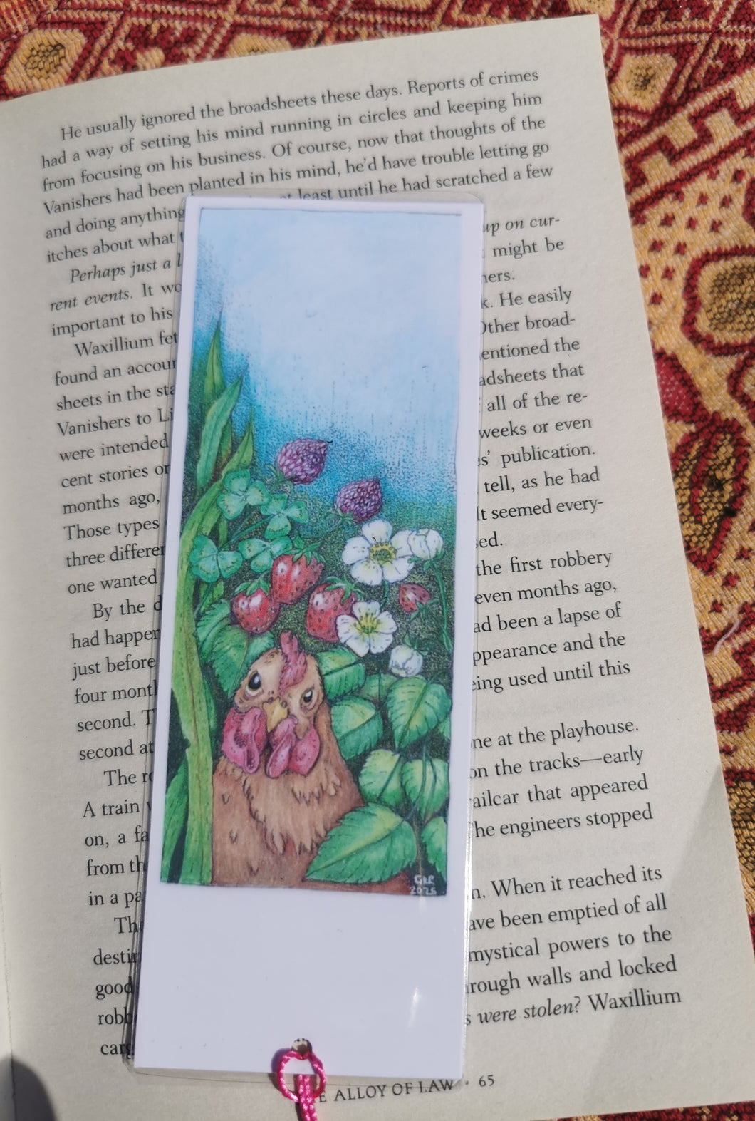Beth Finds her voice, Bookmark, Tiny tales 3 colouring book Story book character bookmark