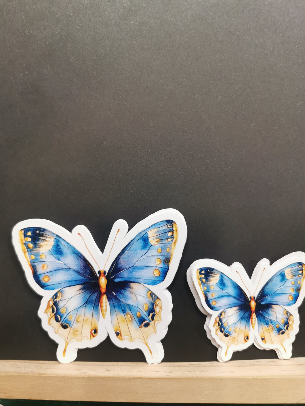 butterfly stickers, found art work brightly coloured  stickers for journaling and scrapbooking