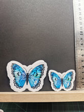 butterfly stickers, found art work brightly coloured  stickers for journaling and scrapbooking