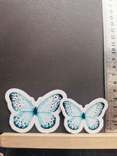 butterfly stickers, found art work brightly coloured  stickers for journaling and scrapbooking
