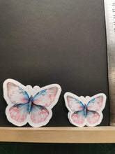 butterfly stickers, found art work brightly coloured  stickers for journaling and scrapbooking