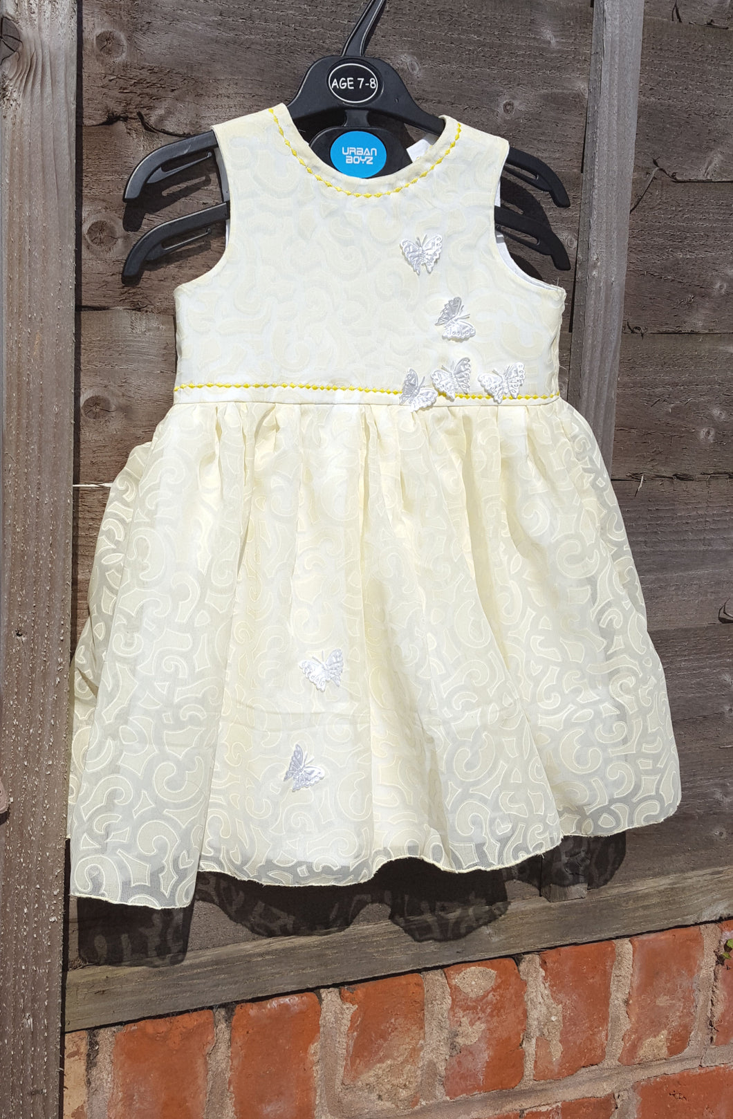 lemon voile dress