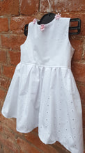 fresh broderie anglaise dress
