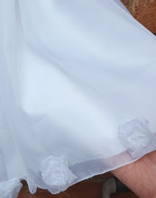 crystal organza ribbon roses