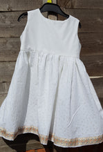 cream on cream print dress