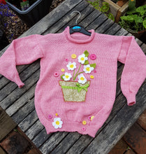 appliqued cotton jumper