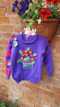 handmade applique sweater