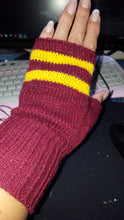gryffindor fingerless gloves