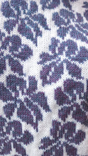 purple iris motif