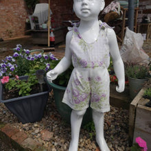 short dungarees set,