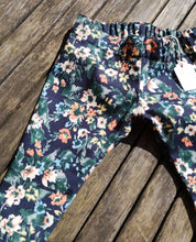 floral denim feel leggings