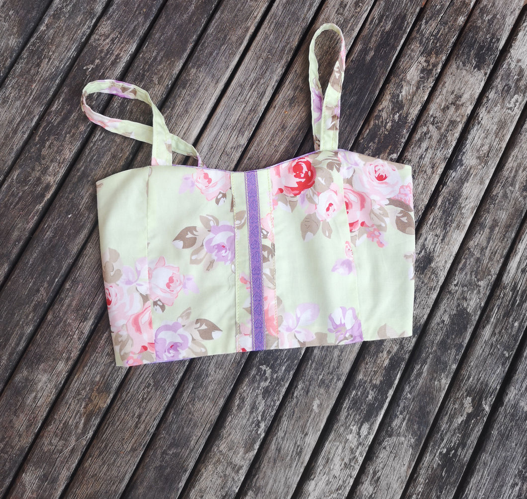 girls crop top summer festival vibes chest size 20-22