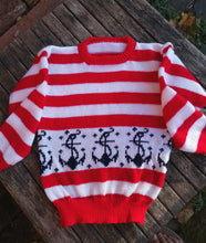 sailor stripes and anchors