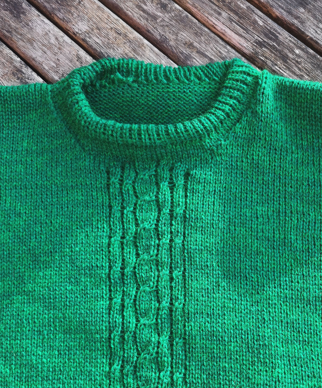 emerald green t shirt jumper