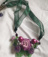 berry burst garland necklace