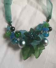 oceana, cluster garland necklace
