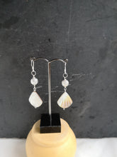 hand carved shell earrings