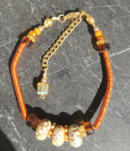 Hot orange divinity braceley