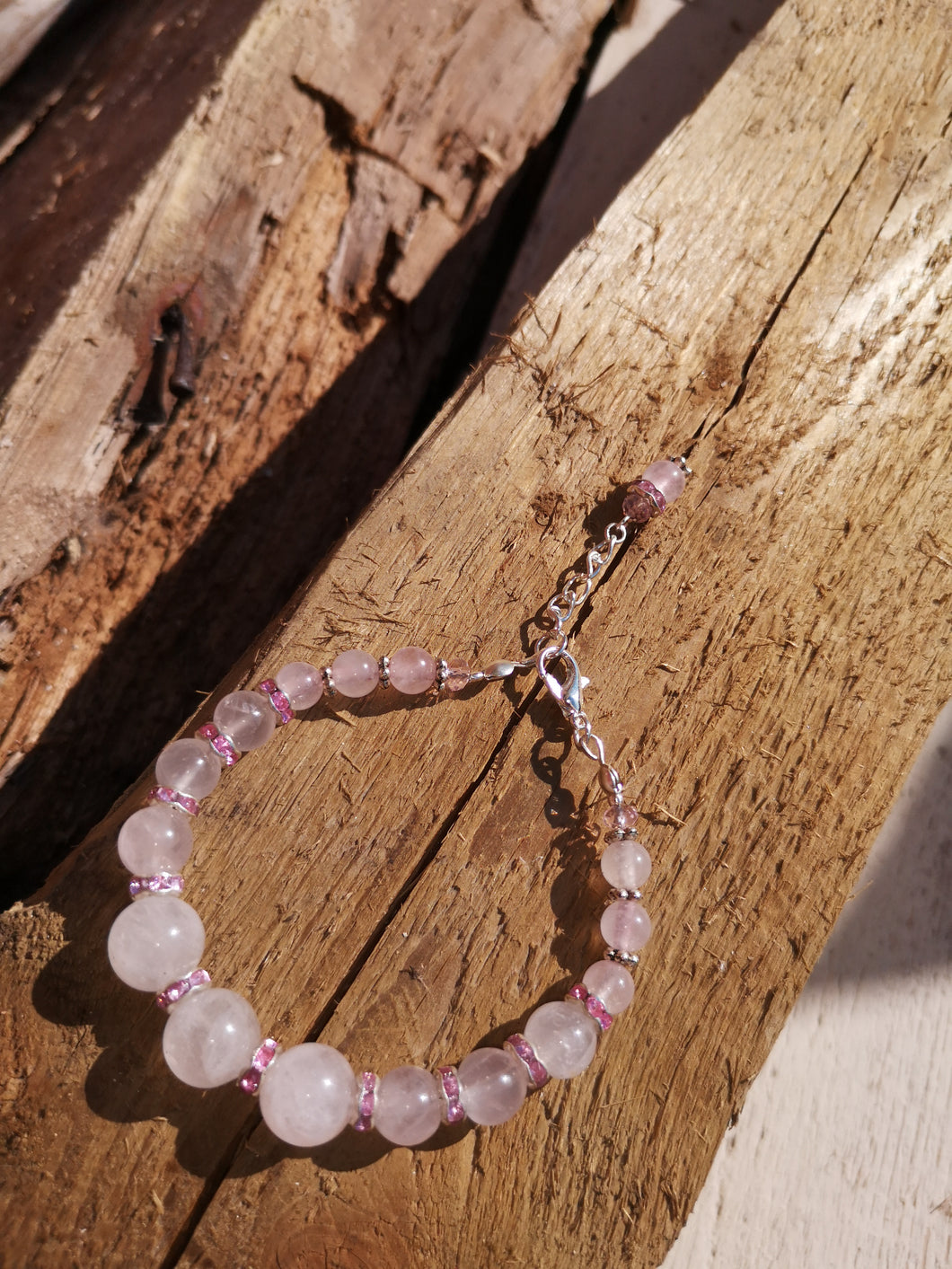rose quartz bracelet