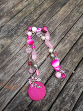 hot pink necklace