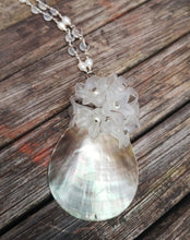 mother of pearl shell necklace