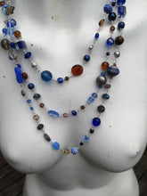 hand made tri string necklace