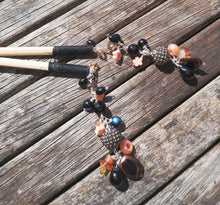 Tokiko, blackberry geisha hair sticks