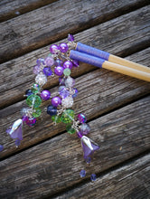 Geisha: hair sticks, Hair chopsticks, beaded hair accessories, sold per pair, Hair Jewellery