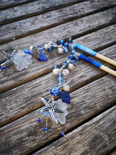 Geisha: hair sticks, Hair chopsticks, beaded hair accessories, sold per pair, Hair Jewellery