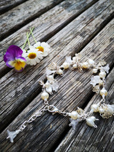Dainty Flowers bracelet, handmade, delicate, bridesmaid or prom bracelets. you choose