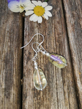 Artistry Earrings, electroplated teardrops, Austrian crystals.