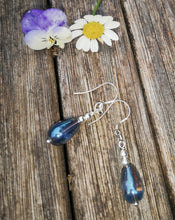 Artistry Earrings, electroplated teardrops, Austrian crystals.