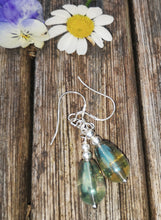 Artistry Earrings, electroplated teardrops, Austrian crystals.