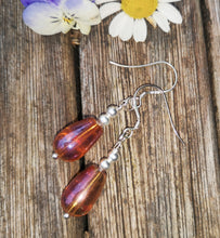 Artistry Earrings, electroplated teardrops, Austrian crystals.