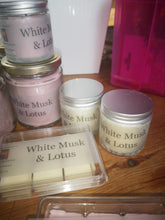 white musk and lotus mini candles