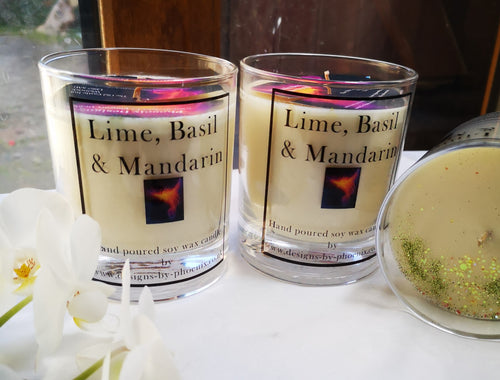 Lime, Basil & Mandarin, Jo Malone dupe. 300ml,30cl, 10oz soy wax candle. highly fragranced, eco soy wax
