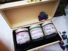 Gift Boxed Trio of DnD gaming candles, 3 X 60ml, Dungeons and Dragons, soy wax