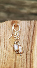 Fresh water pearl earrings, various designs with 925 silver ear wires,