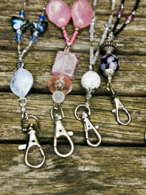 Beaded Lanyard, back to school, pass holder, necklace chain, id holder chain breakaway fastener