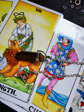 Genuine stone, crystal dowsing pendulum with silver plated charm . pendant, chain,necklace