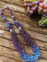 Stranded and beaded  multi strand  statement necklaces  The "Encounter" Range,