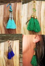 Show me some Tassel!, hand wired glorious tasselled earrings in various colours