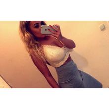 size 10 model bralette top