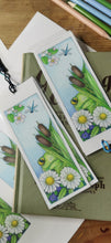 George the Frog Bookmark, colour printed & laminated