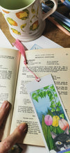 Perovian Cat bookmark, colour printed and laminated books and cat