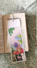 Granny Snail,  snail pile bookmark, colour printed, and laminated