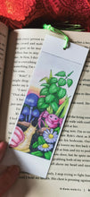 bookmark, Rosemary  Spider & Granny Snail, colour printed and laminated