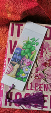 bookmark, Rosemary  Spider & Granny Snail, colour printed and laminated