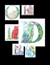 Holly and the Cross-Stitch Cats, the first story book colouring book in the series